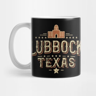 Lubbock Texas Vintage Mug